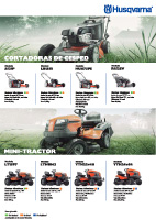 Catálogo Husqvarna Tractor y Cortadora de cesped